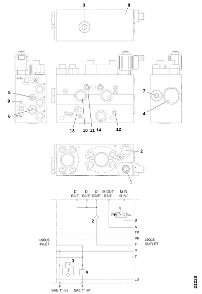 L90LS, средний входной блок
