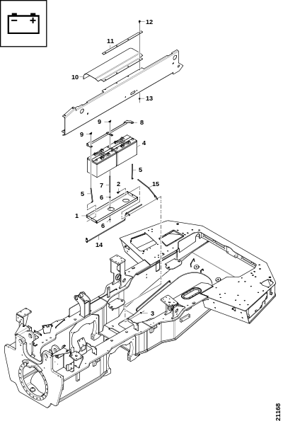 Отсек для аккумулятора