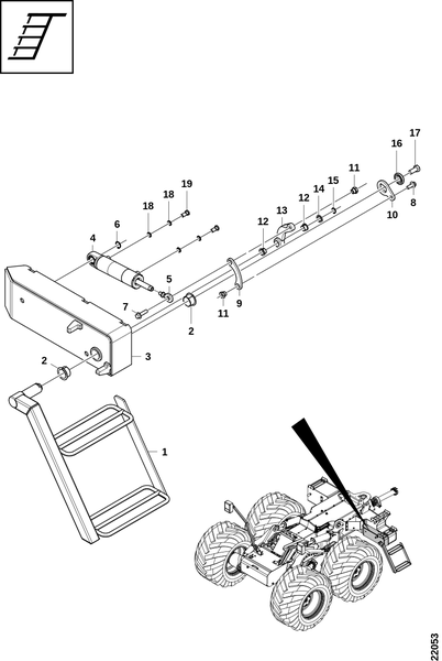 Лестница кабины