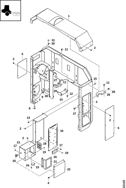 Промежуточная крышка