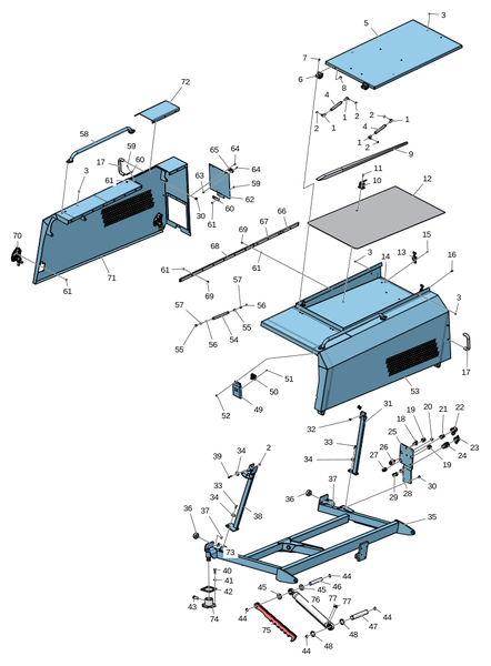 Крышка бака