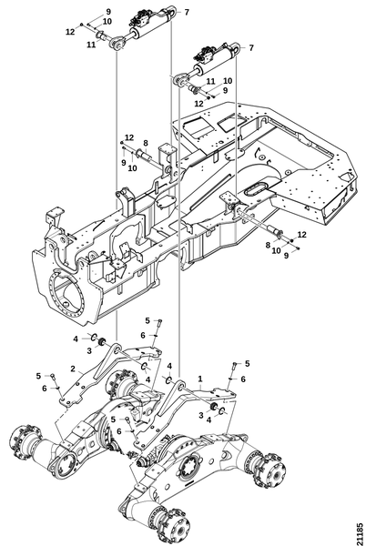 Подъём задней тележки