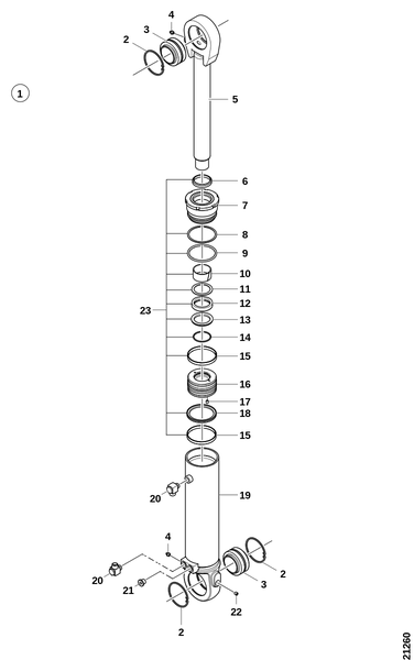 Гидроцилиндр, рулевое управление