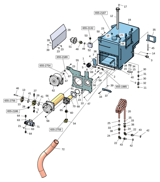 Гидравлический масляный бак "A"