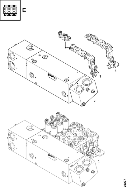 Распределительный клапан "E"