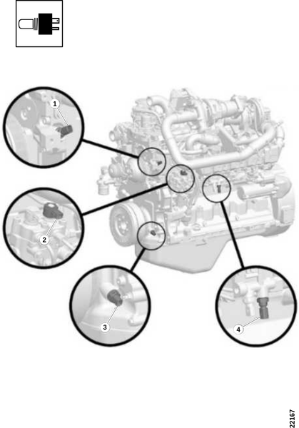 Датчик, левая сторона