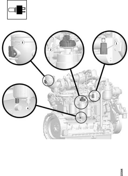 Датчик, правая сторона