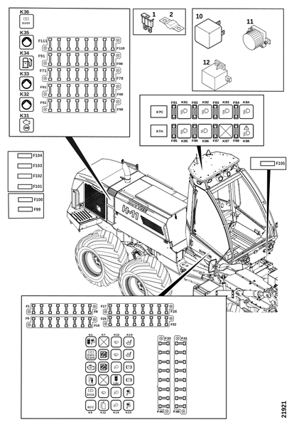 Реле, предохранители