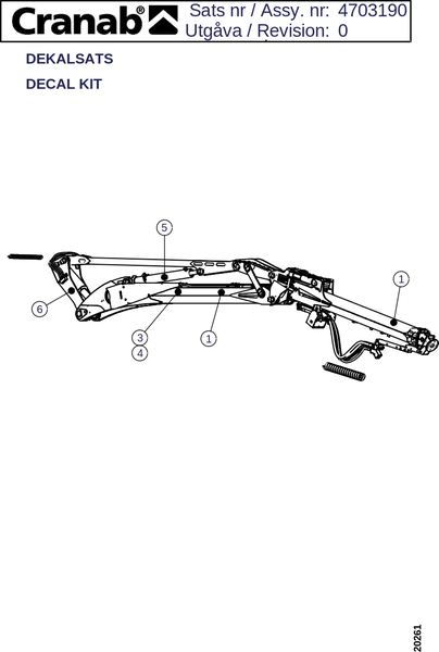 Комплект наклеек
