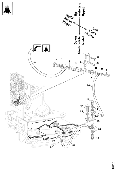 Шланги, система распыления на пни