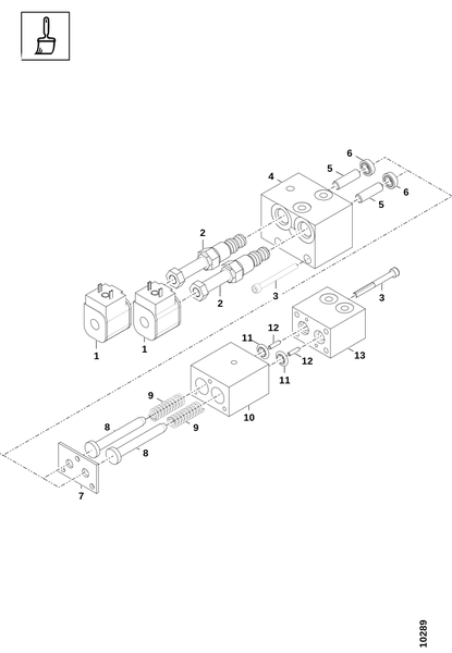 Насос системы цветовой маркировки