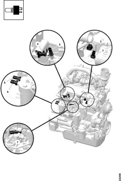 Датчик, правый