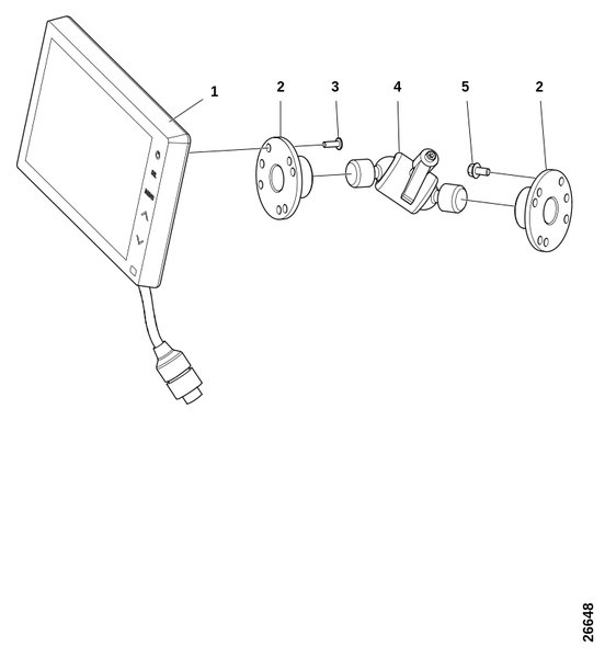 Экран камеры заднего вида