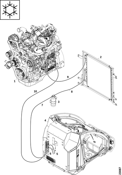 Система охлаждения, кабина