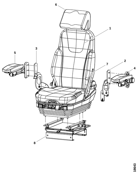 Сиденье, BE-GE 3100DPS Airvent