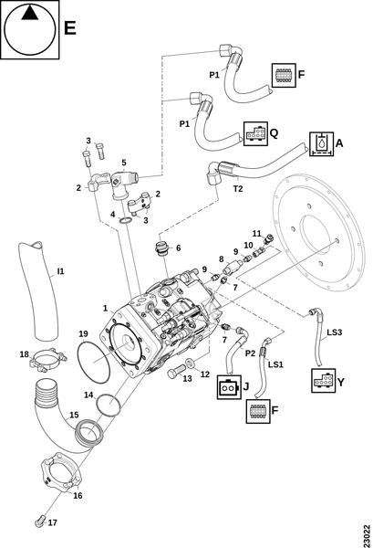 Гидравлический насос A11VO 145 "E"