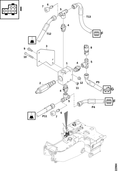 Клапан понижения давления "I"