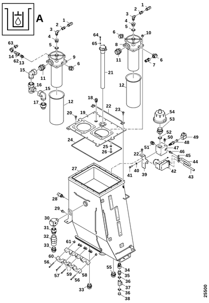 Гидравлический масляный бак "A"