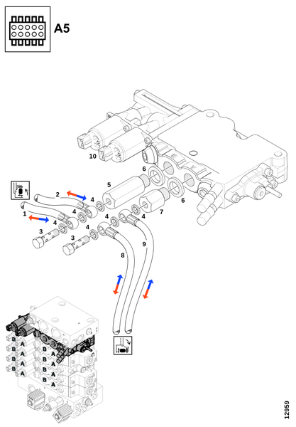 Соединения,​ качающийся рычаг "A5"