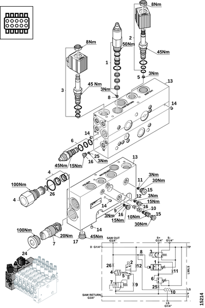 Блок пилы "A7"