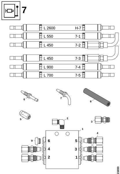 Смазочный блок 7