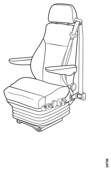 Сиденье, BE-GE 7100 FL Airvent