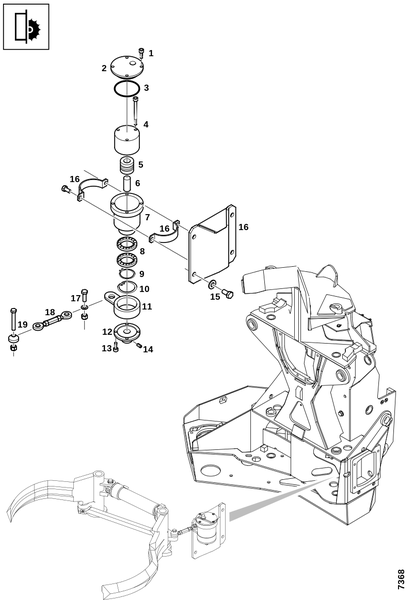 Механизм измерения диаметра