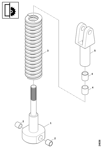 Гидроцилиндр давления s. 17 № 02–