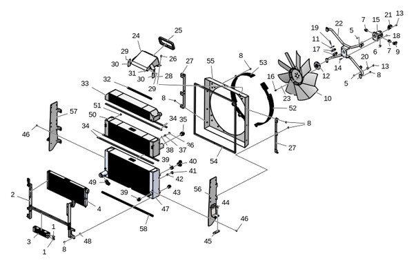 Радиатор, комплект
