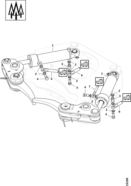 Соединения, многоствольные рычаги