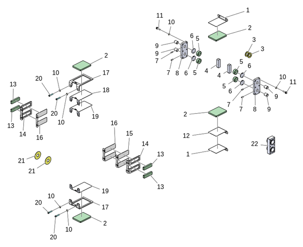 Сервисный комплект расширения RK75
