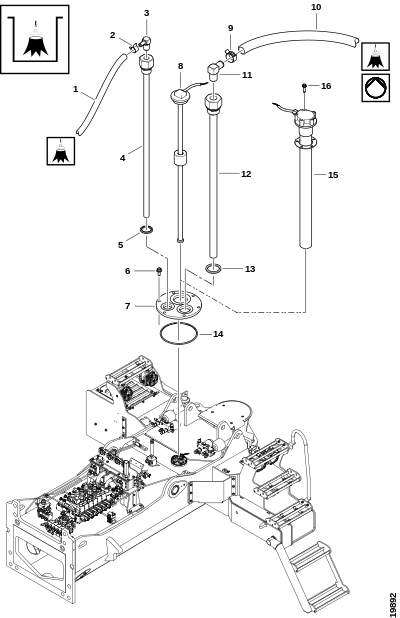 Система распыления на пни, дополнительное оборудование