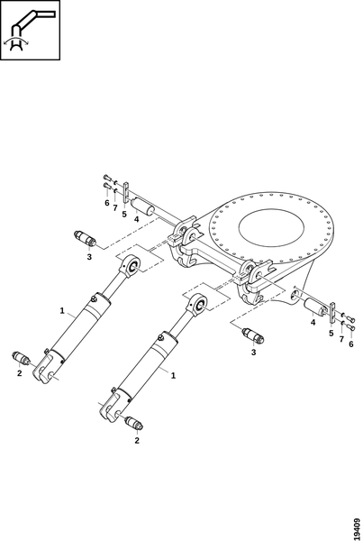 Поворотный стол, наклон манипулятора