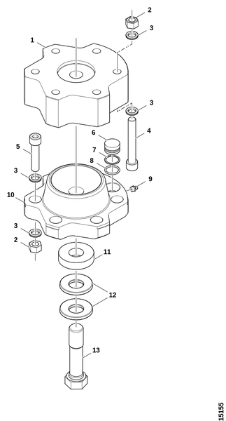 Быстрое крепление, харвестерная головка