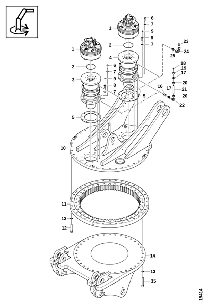 Поворотный стол RK250