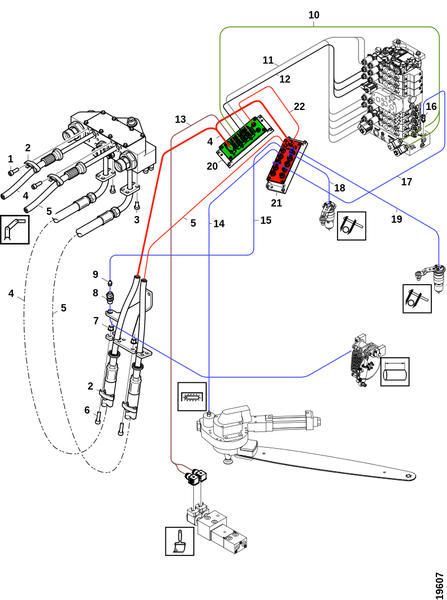 Электропроводка, электроника и датчик