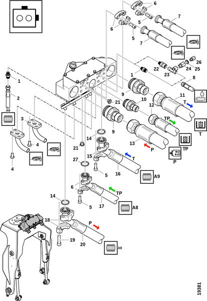 Соединения, блок наклона