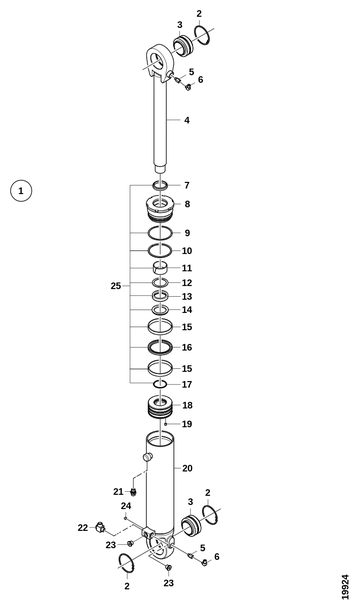 Гидроцилиндр, рулевое управление