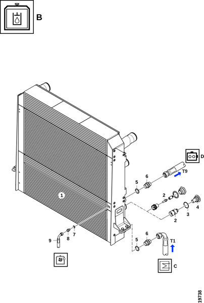 Радиатор "B"