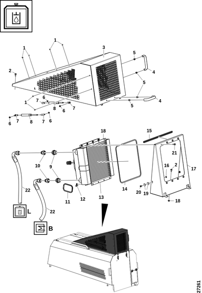 Дополнительный радиатор, гидравлика