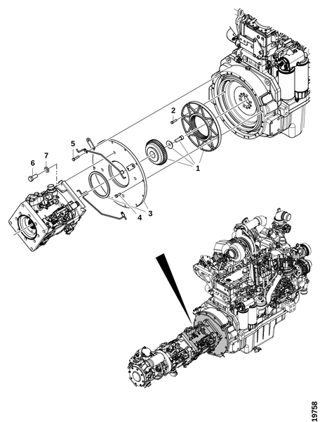 Насос, муфта