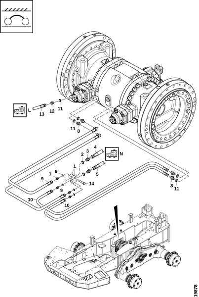 Соединения, тормоза и дифференциалы, задняя ось