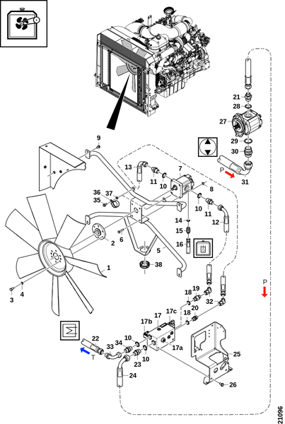 Привод вентилятора
