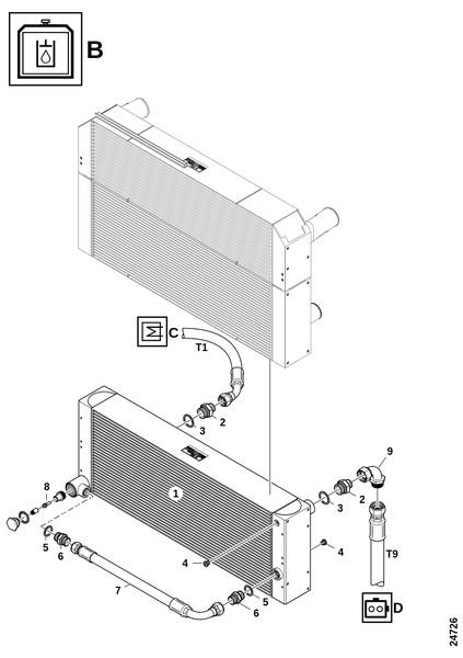 Радиатор "B"