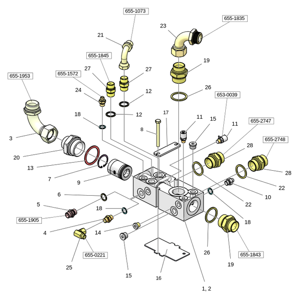 Возвратный блок "D"