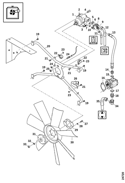 Привод вентилятора