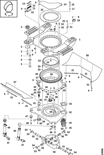 Крепление кабины