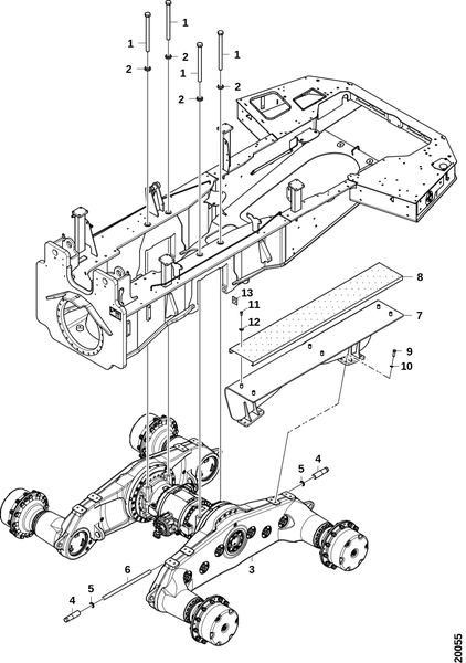 Крепление тележки