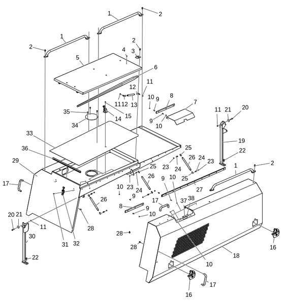 Крышки бака