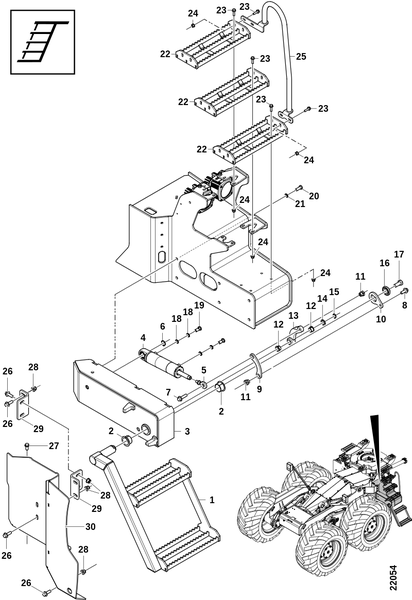 Лестница кабины